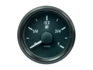 VDO SingleViu 52mm (2-1/16") Fuel Level Gauge - Euro - 90-5 Ohm
