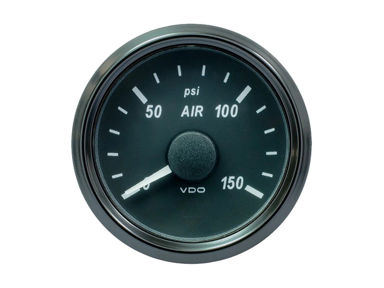 VDO SingleViu 52mm (2-1/16") Air Pressure Gauge - 150 PSI - 0-180 Ohm