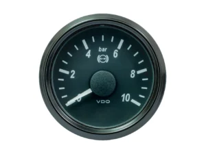 VDO SingleViu 52mm (2-1/16") Brake Pressure Gauge - 15 Bar - 0-180 Ohm