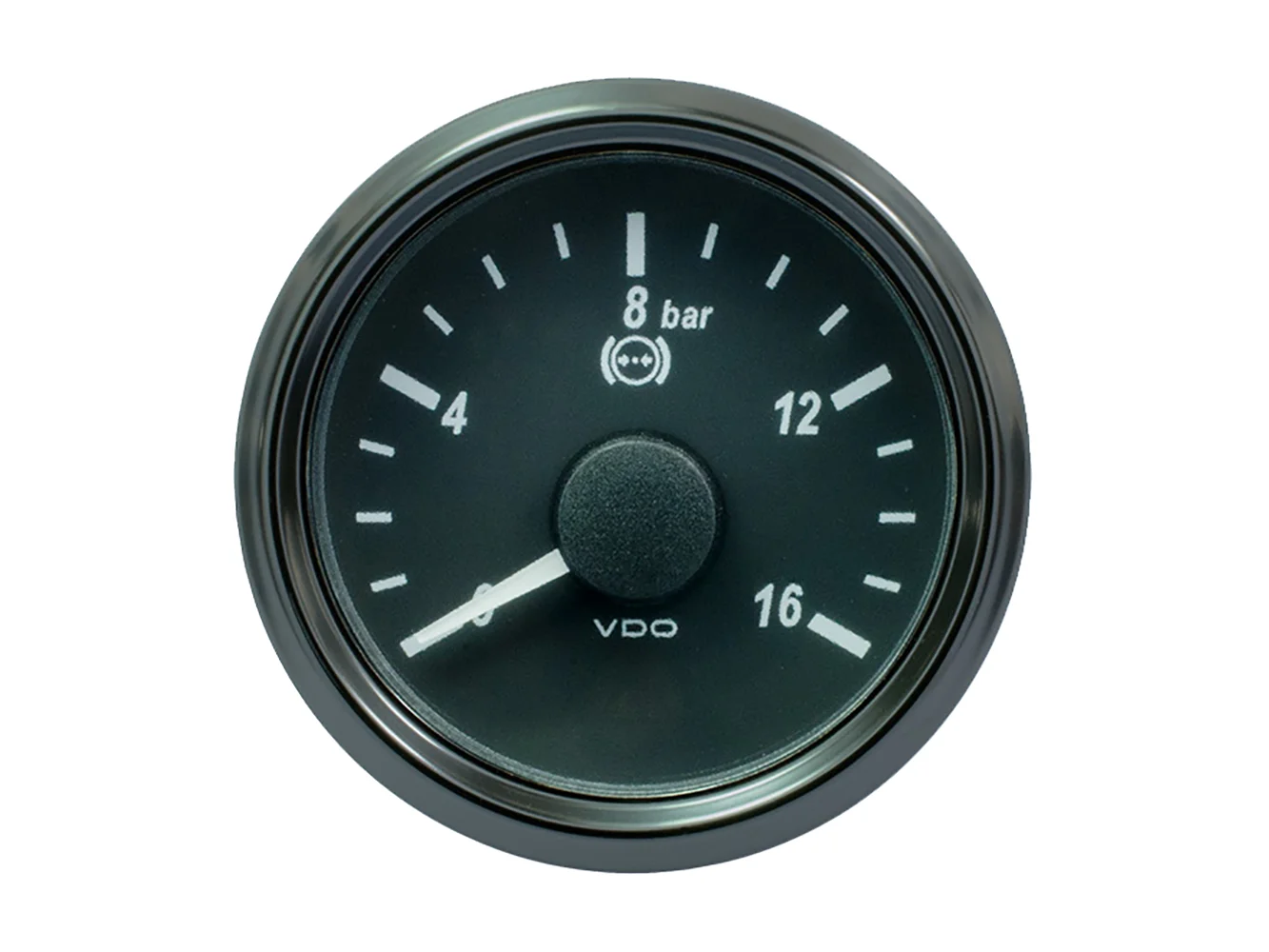 VDO SingleViu 52mm (2-1/16") Brake Pressure Gauge - 16 Bar - 0-4.5V