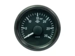 VDO SingleViu 52mm (2-1/16") Brake Pressure Gauge - 30 Bar - 0-4.5V