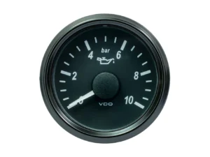 VDO SingleViu 52mm (2-1/16") Oil Pressure Gauge - 10 Bar - 0-180 Ohm