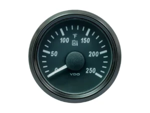 VDO SingleViu 52mm (2-1/16") Hydraulic Oil Temp. Gauge - 250°F - 291-22 Ohm