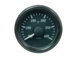 VDO SingleViu 52mm (2-1/16") Cylinder Temp. Gauge - 400°F - 471-14 Ohm
