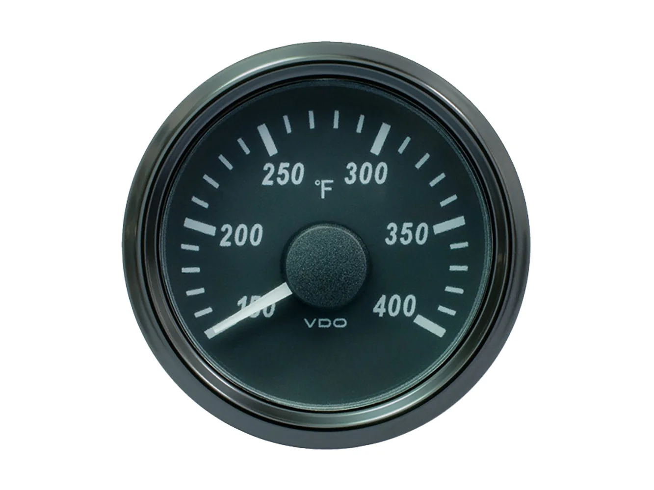 VDO SingleViu 52mm (2-1/16") Cylinder Temp. Gauge - 400°F - 471-14 Ohm