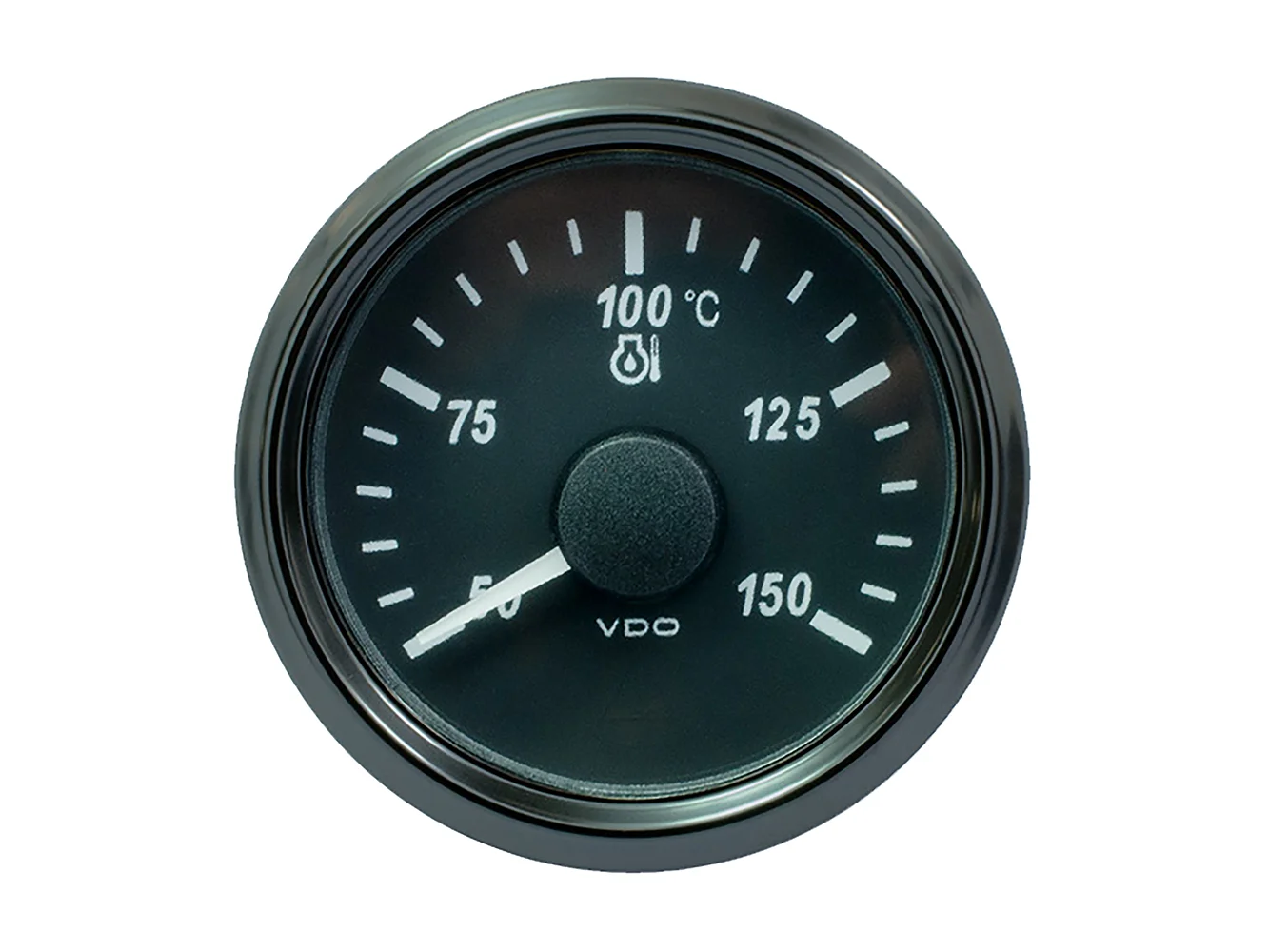 VDO SingleViu 52mm (2-1/16") Oil Temp. Gauge - Euro - 150° C - 322-18 Ohm
