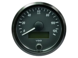 VDO SingleViu 80mm (3-1/8") Speedometer - 120 KM/H