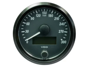 VDO SingleViu 80mm (3-1/8") Speedometer - 300 KM/H