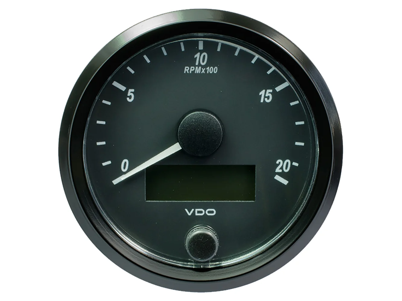 VDO SingleViu 80mm (3-1/8") Tachometer - 2000 RPM