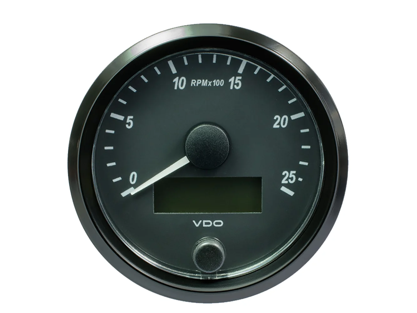 VDO SingleViu 80mm (3-1/8") Tachometer - 2500 RPM