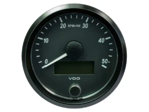 VDO SingleViu 80mm (3-1/8") Tachometer - 5000 RPM