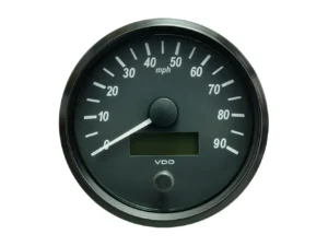VDO SingleViu 100mm (4") Speedometer - 90 MPH