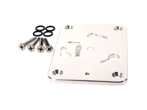 Panther Spare Bow Mount Base Kit f/ King Pin - Clear - Anodized