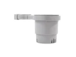 Camco Clamp-On Rail Mounted Cup Holder - Large for Up to 2" Rail - Grey