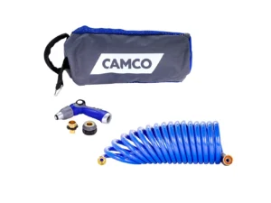 Camco 20' Coiled Hose & Spray Nozzle Kit