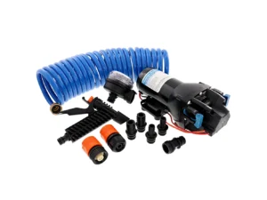 Jabsco HotShot HD4 Heavy Duty Washdown Pump w/25' HoseCoil - 12V - 4 GPM - 60 PSI