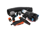 Jabsco HotShot HD6 Heavy Duty Washdown Pump w/25' HoseCoil - 12V - 6 GPM - 70 PSI