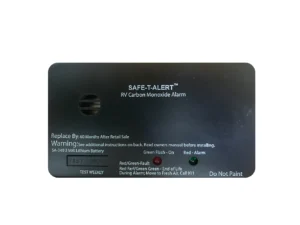 Safe-T-Alert SA-340 Black RV Battery Powered CO Detector - Rectangle
