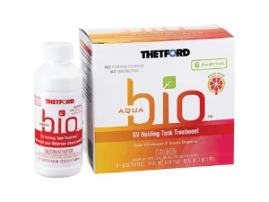 Thetford AquaBio RV Holding Tank Treatment - Citrus Twist Scent - 6-Pack of 8oz Bottles