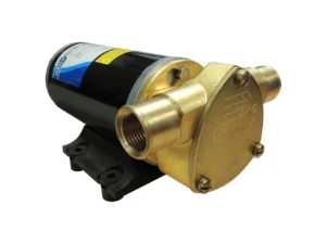 Jabsco Ballast King Bronze DC Pump with Deutsch Connector - No Reversing Switch - 15 GPM