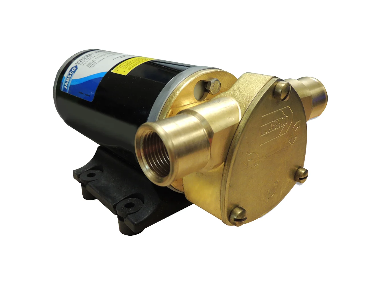 Jabsco Ballast King Bronze DC Pump with Deutsch Connector - No Reversing Switch - 15 GPM