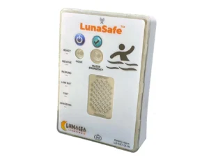 Lunasea Controller f/Audible Alarm Receiver w/Strobe Qi Rechargeable