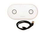 Lunasea Dual Qi Charge Pad - USB Powered (Power Supply Not Included)
