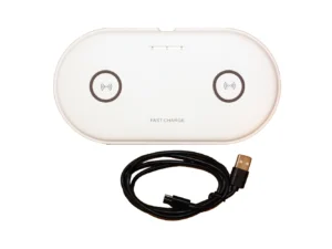 Lunasea Dual Qi Charge Pad - USB Powered (Power Supply Not Included)