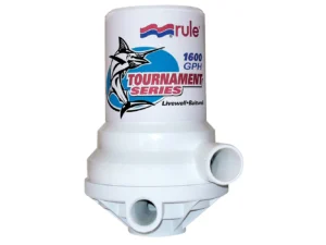 Rule Tournament Series 1600 GPH Livewell Pump Dual Port