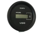 VDO Cockpit Marine 52mm (2-1/16") LCD Hourmeter - Black Dial/Chrome Bezel