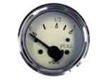 VDO Cockpit Marine 52MM (2-1/16") Fuel Level Gauge - White Dial/Chrome Bezel