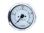 VDO Cockpit Marine 85MM (3-3/8") Diesel Tachometer - 4000 RPM - White Dial/Chrome Bezel