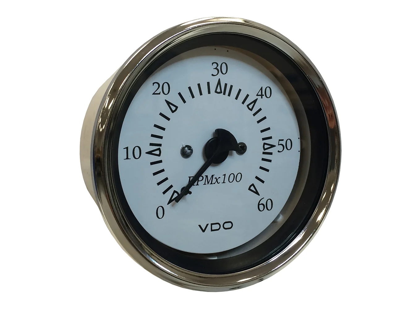 VDO Cockpit Marine 85MM (3-3/8") Sterndrive Tachometer - White Dial/Chrome Bezel