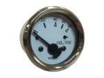 VDO Cockpit Marine 52MM (2-1/16") Oil Pressure Gauge - White Dial/Chrome Bezel