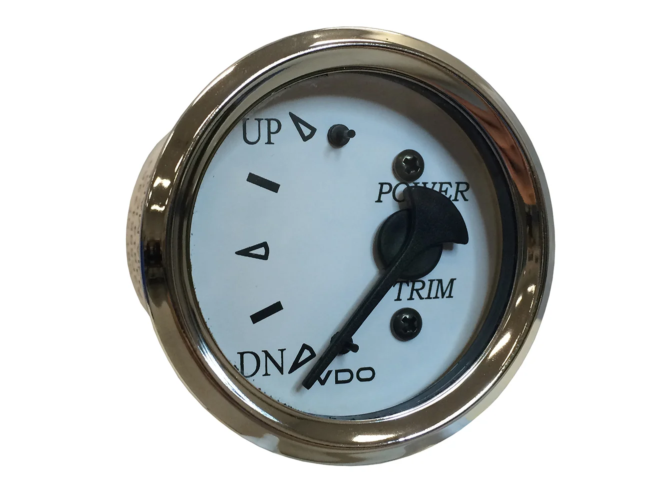 VDO Cockpit Marine 52MM (2-1/16") Trim Gauge f/Johnson/Envinrude Engines - White Dial/Chrome Bezel