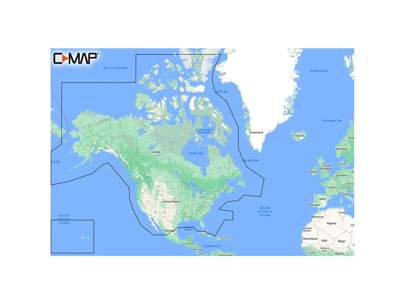 C-MAP M-NA-Y200-MS DISCOVER™ North America