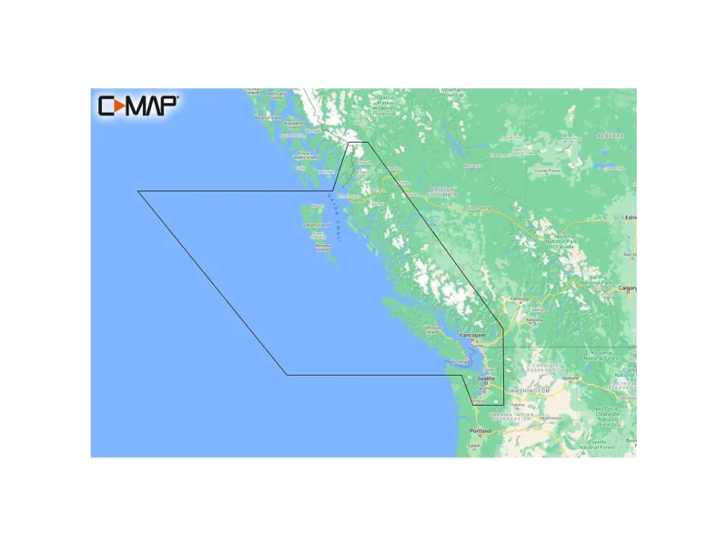 C-MAP M-NA-Y207-MS Columbia & Puget Sound REVEAL™ Coastal Chart