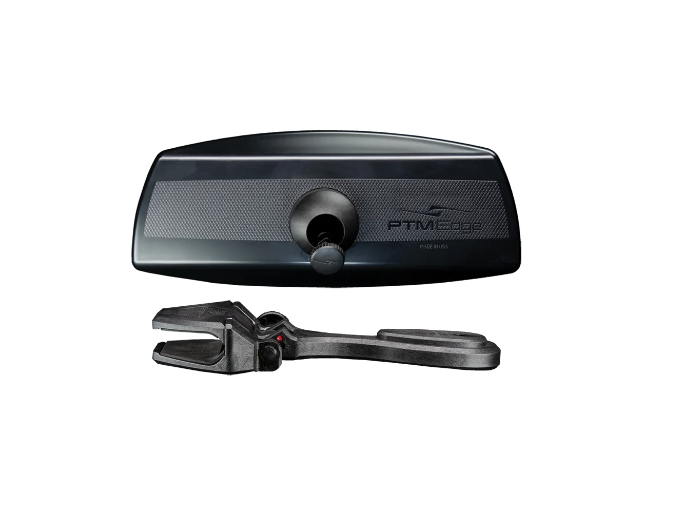 PTM Watersports Mirror/Bracket Kit w/VR-100 PRO Mirror & CFR-200 (Black)