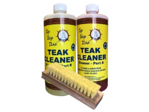 Tip Top Teak Cleaner Kit Part A & Part B w/Brush