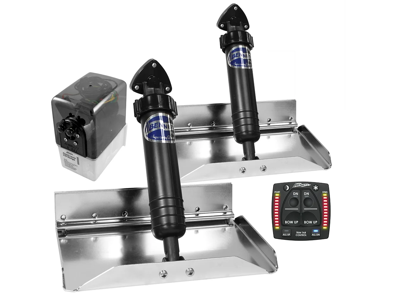 Bennett Marine 12x9 Sport Tab System w/One Box Indication