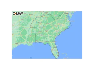 C-MAP M-NA-Y214-MS US Lakes South East REVEAL™ Inland Chart