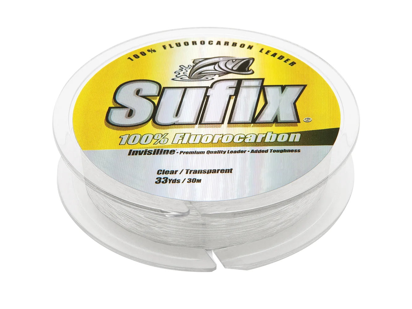 Sufix 100% Fluorocarbon Invisiline™ Leader - 60lb - 33yds
