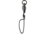 VMC BSHBTSS Black Stainless Steel Heavy-Duty Ball Bearing Tournament Snap Swivel #6 - 320lb *1-Pack