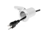Guest AC Universal Plug Holder - White
