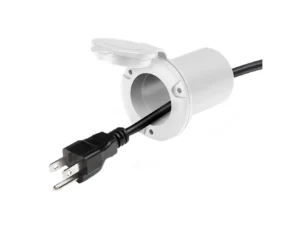 Guest AC Universal Plug Holder - White