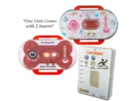 Lunasea Child/Pet Safety Water Activated Strobe Light w/RF Transmitter & Portable Audio/Visual Receiver - Red Case