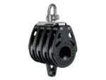 Harken 57mm Quad Block Swivel, Center Becket