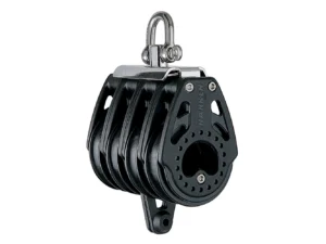 Harken 57mm Quad Block Swivel, Center Becket