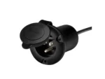 Guest AC Universal Plug Holder - Black