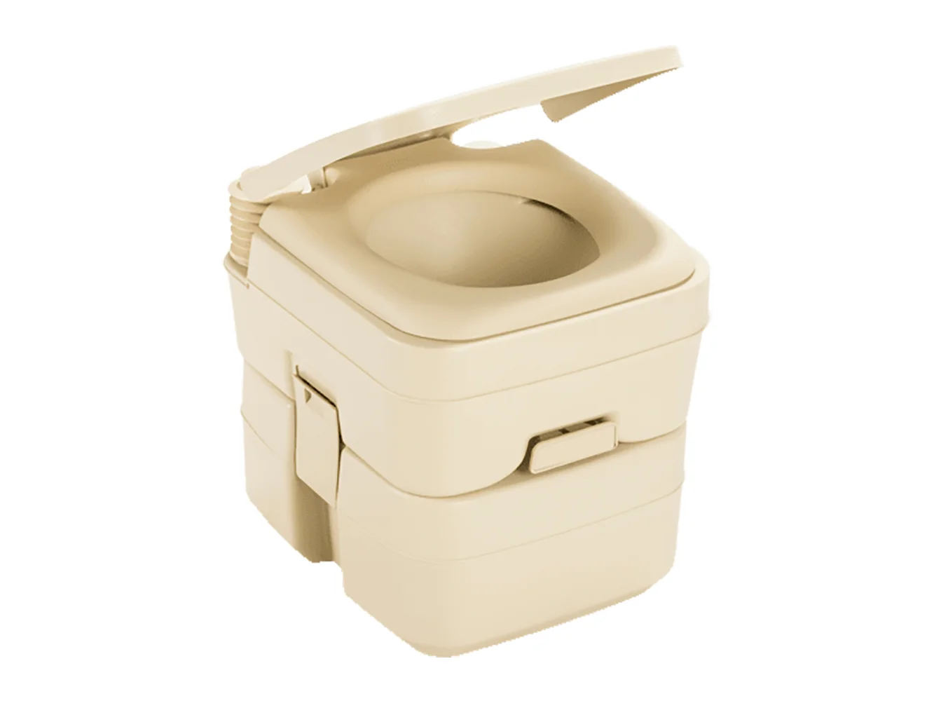 Dometic 966 Portable Toilet - 5 Gallon - Parchment
